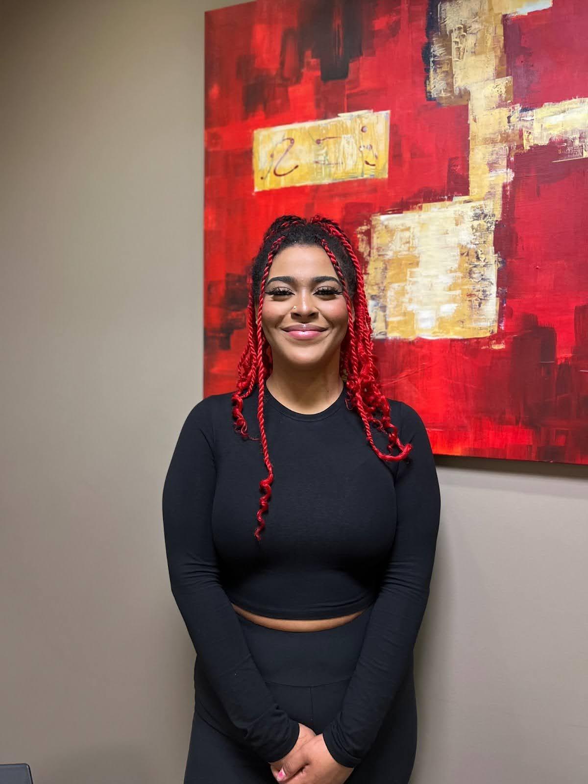 Marissa Angel hopes to one day save lives. She recently took a tour of the James W. Mounsey Clinical Simulation Lab in February.  (Courtesy)