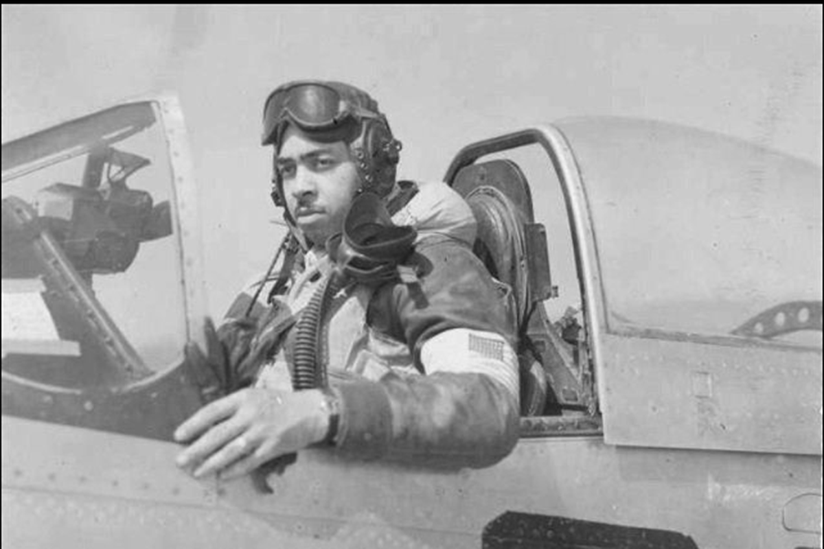 Jack D. Holsclaw, a Tuskegee airman, was born and raised in Spokane.  (Courtesy)
