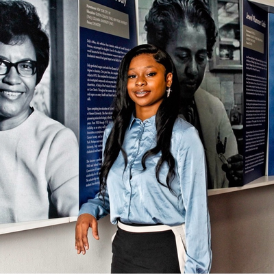 Kyler Winston-Kendricks at the APEX Museum.  (Courtesy)