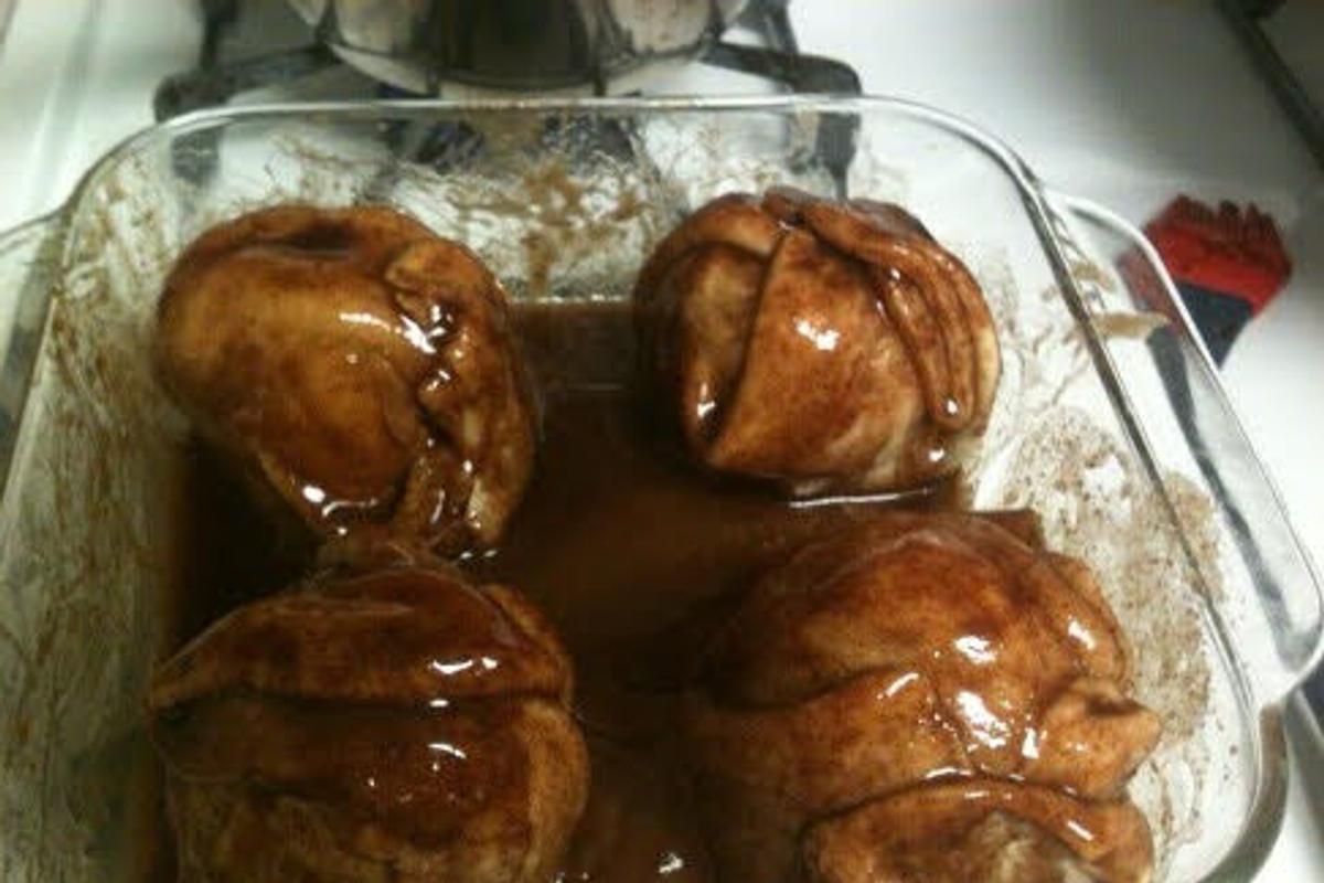 These apple dumplings were a popular request during holidays and special occasions for April Eberhardt’s family.  (April Eberhardt/The Black Lens)