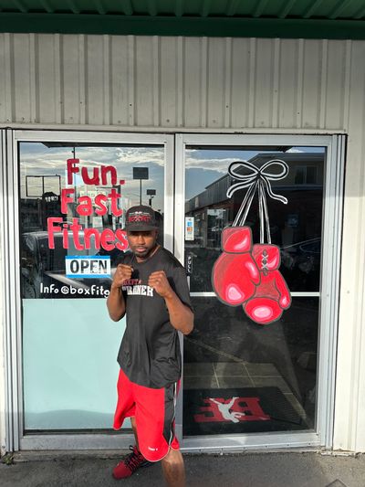 Jacob Ruffin stands outside his Hillyard Hammers BoxFit.  (Courtesy)