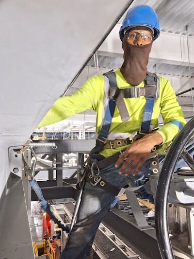 Ozell Wilkins showcases the importance of work in the trades.  (Courtesy)